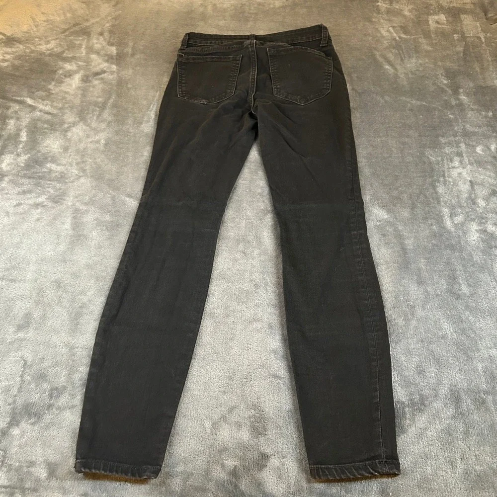 GAP Denim Black Jeans Womens Size 25 Regular‎ Slimming Stretch Casual Pants